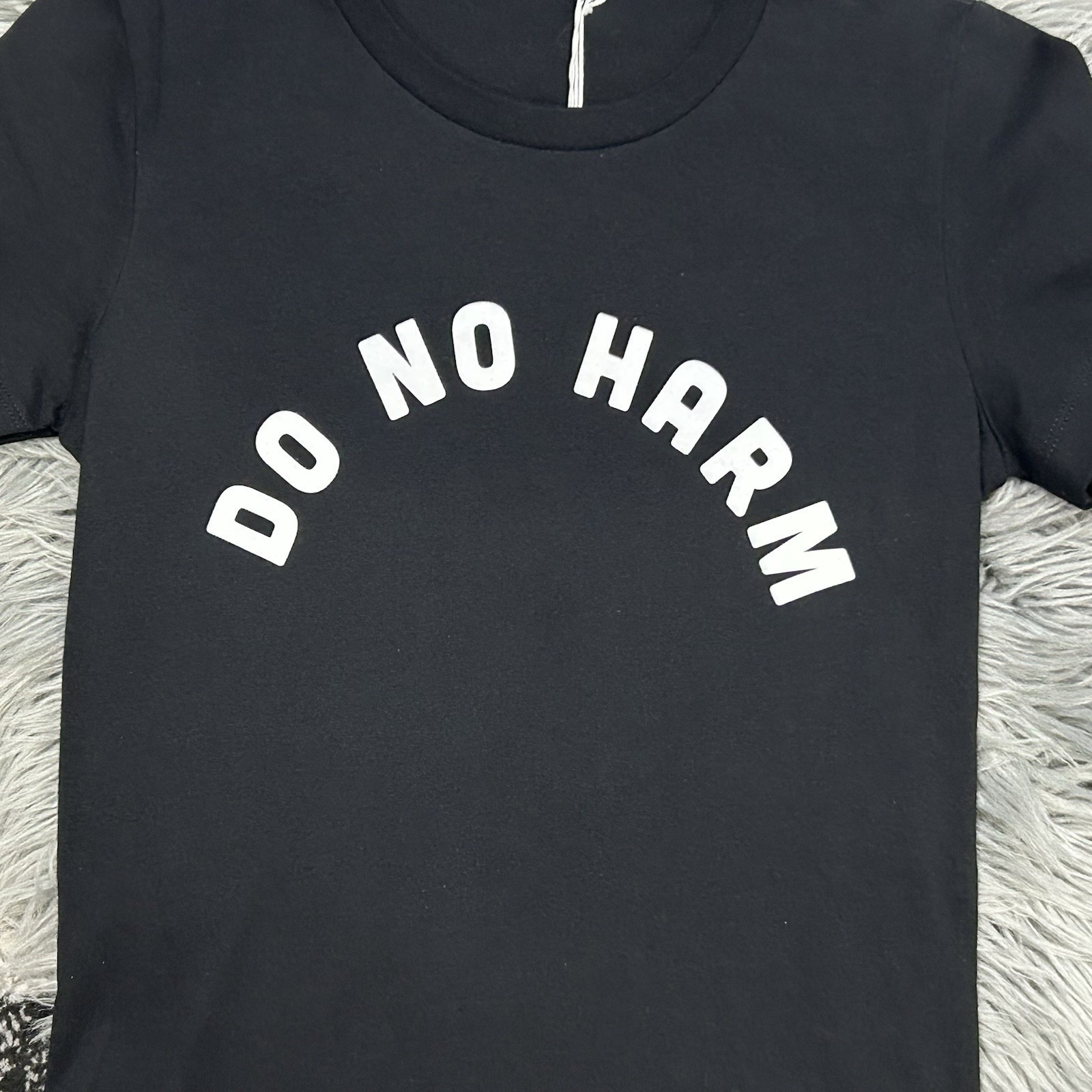 The Bee & The Fox: Do No Harm/Take No Shi* Black Tee Women's Size Small ($44.99) — image 3 of 5